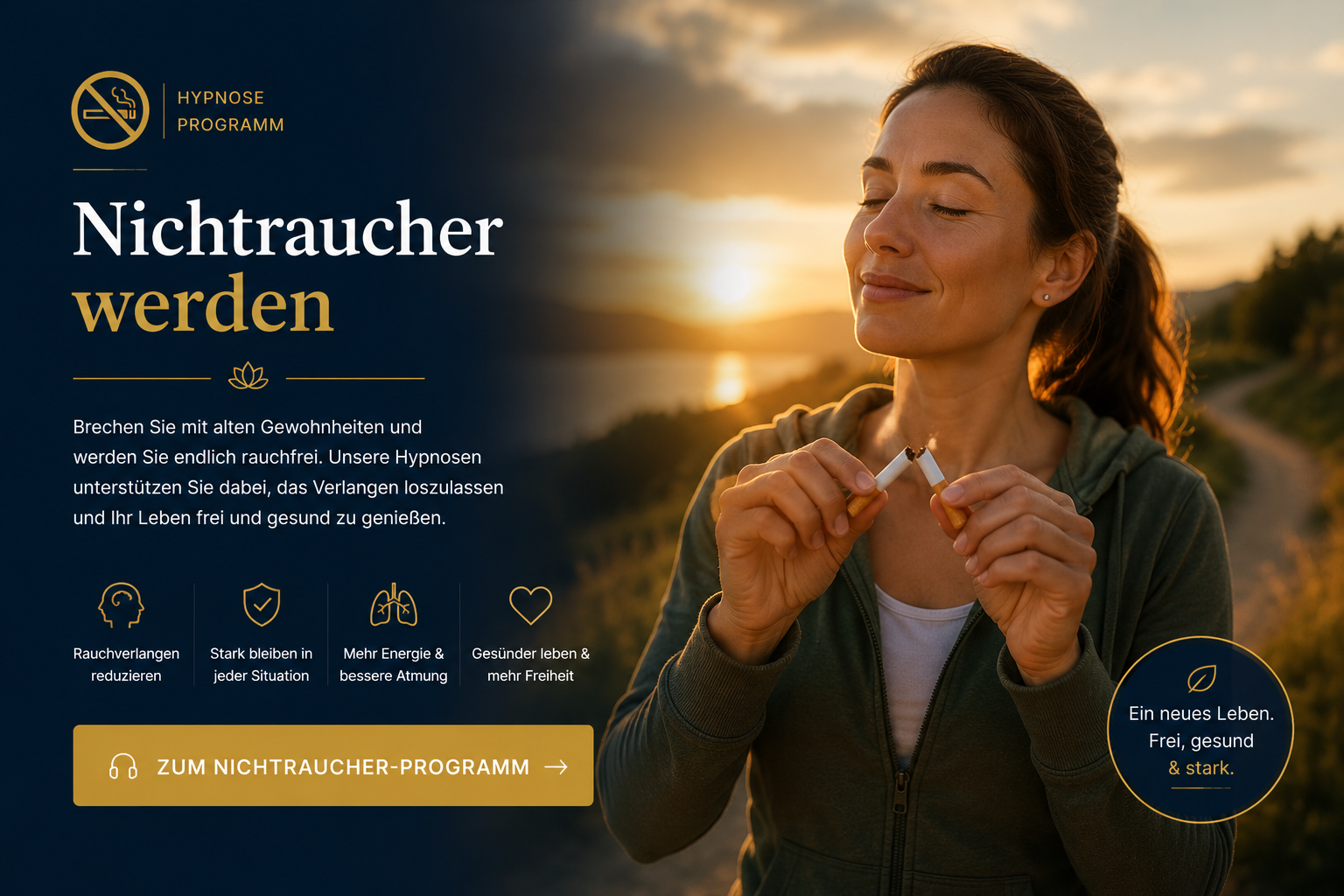 Nichtraucher werden – Hypnose-Programm
